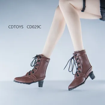 Cdtoys cd029 1/6 мащаба на дамски обувки, ботуши бял червен черен идеални 12 