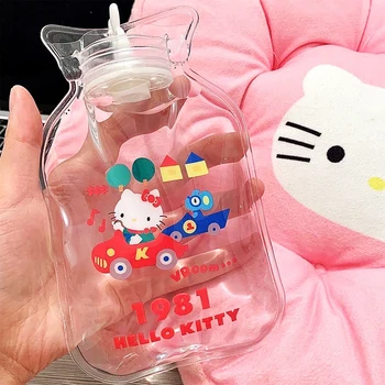 Kawaii Изпълнен С Вода Чанта За Топла Вода Hello Kitty Pochacco Студентски Преносима Дебела Топла Вода Чанта За Момичета Топло За Ръце Играчка Коледни Подаръци