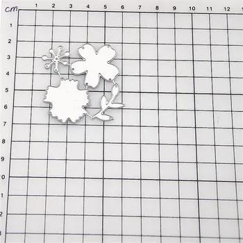 5x4,4 см Декоративни цветя, Режещи метални печати щанцовани изделия от хартия /DIY полагане на Великден и нова година Scrapbooking